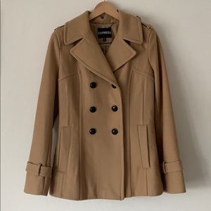 Tan Express Pea coat
